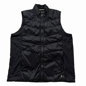 Smartwool Men’s 60 Insulated Black Puffer Vest Wool Lining XL Gorpcore Outdoor